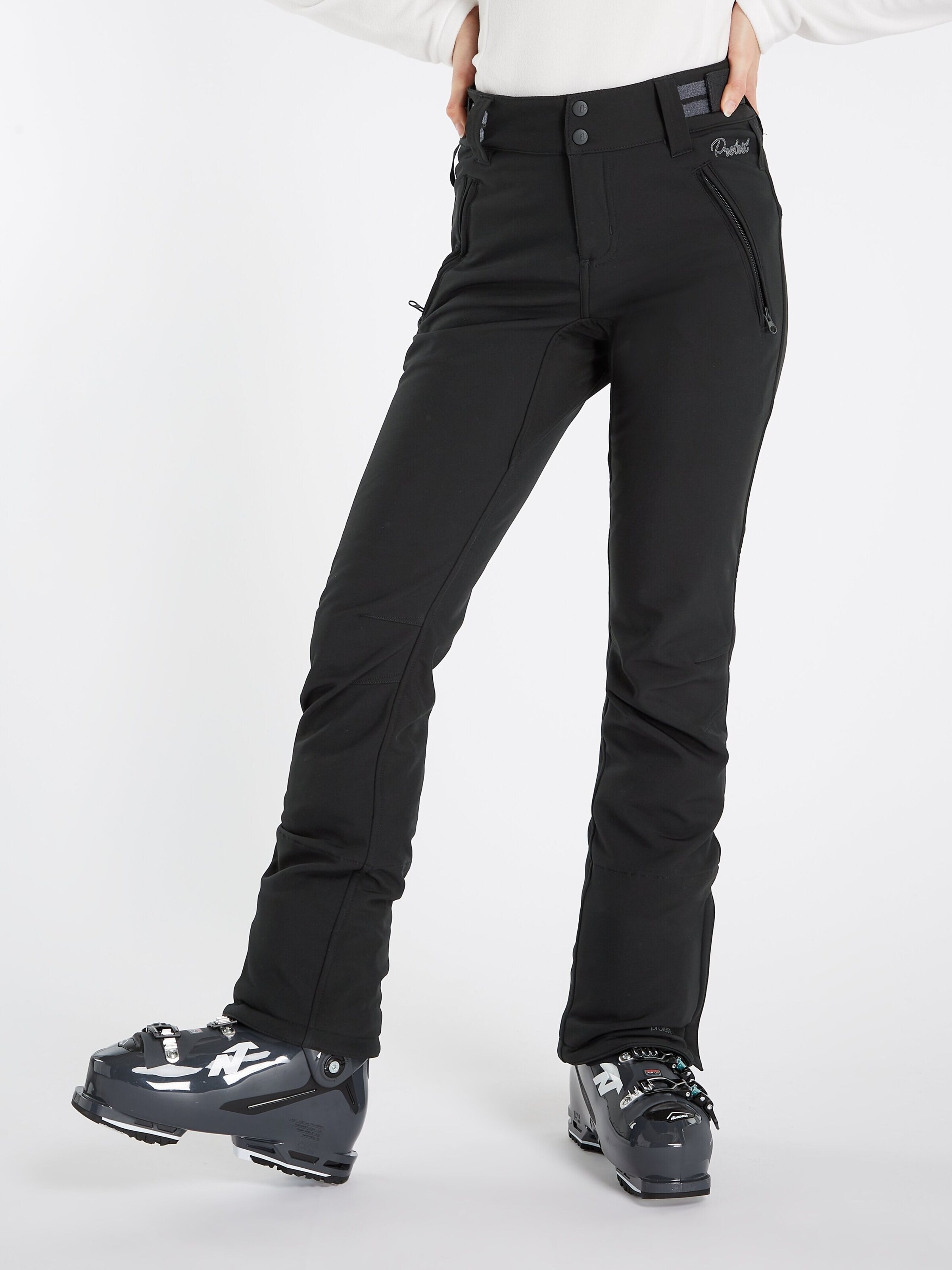 PROTEST Slim fit Workout Pants 'LOLE' in Black: front