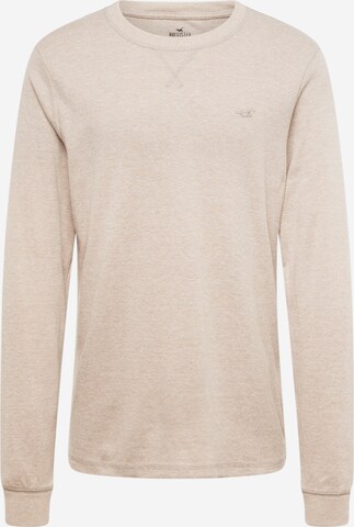 T-Shirt HOLLISTER en beige : devant