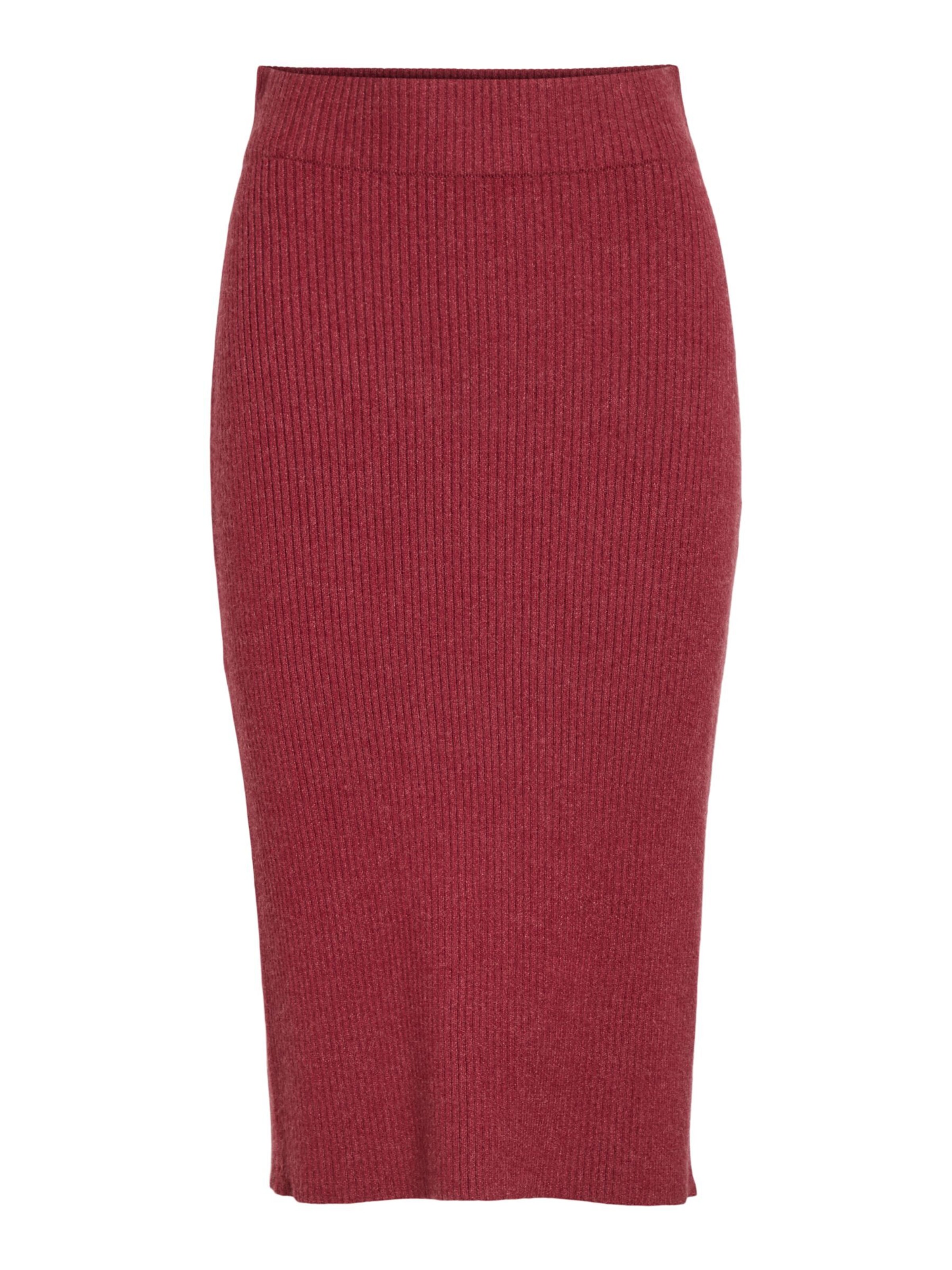 VILA Skirt 'VIRil' in Red: front