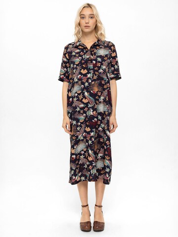 Robe-chemise Anou Anou en bleu : devant