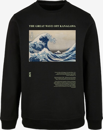 Merchcode Sweatshirt 'Apoh - Hokusai 1831' in Black: front