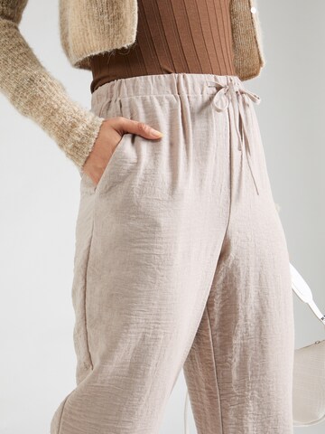 PIECES Wide leg Broek 'MADDIE' in Grijs