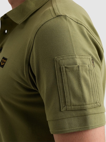 PME Legend Bluser & t-shirts 'American Classic polo shirt with flight pocket' i grøn