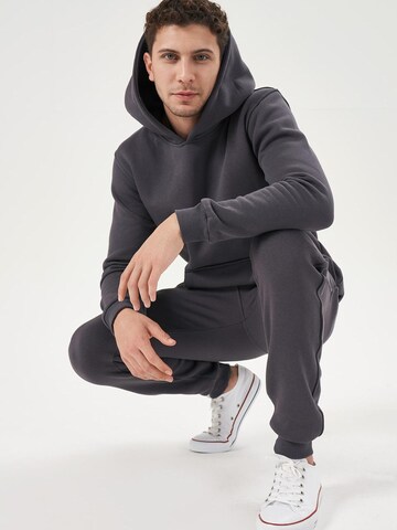 LOUIS LECLER Sweatshirt 'Hiro' in Grijs