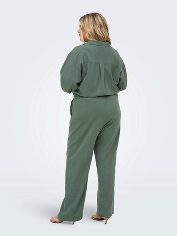 ONLY Carmakoma - Loosefit Pantalón 'CARTIZANA' en verde