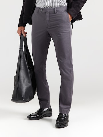 Slimfit Pantaloni 'KENSINGTON' di Hackett London in grigio: frontale