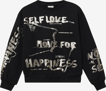 Sweat-shirt s.Oliver en noir : devant