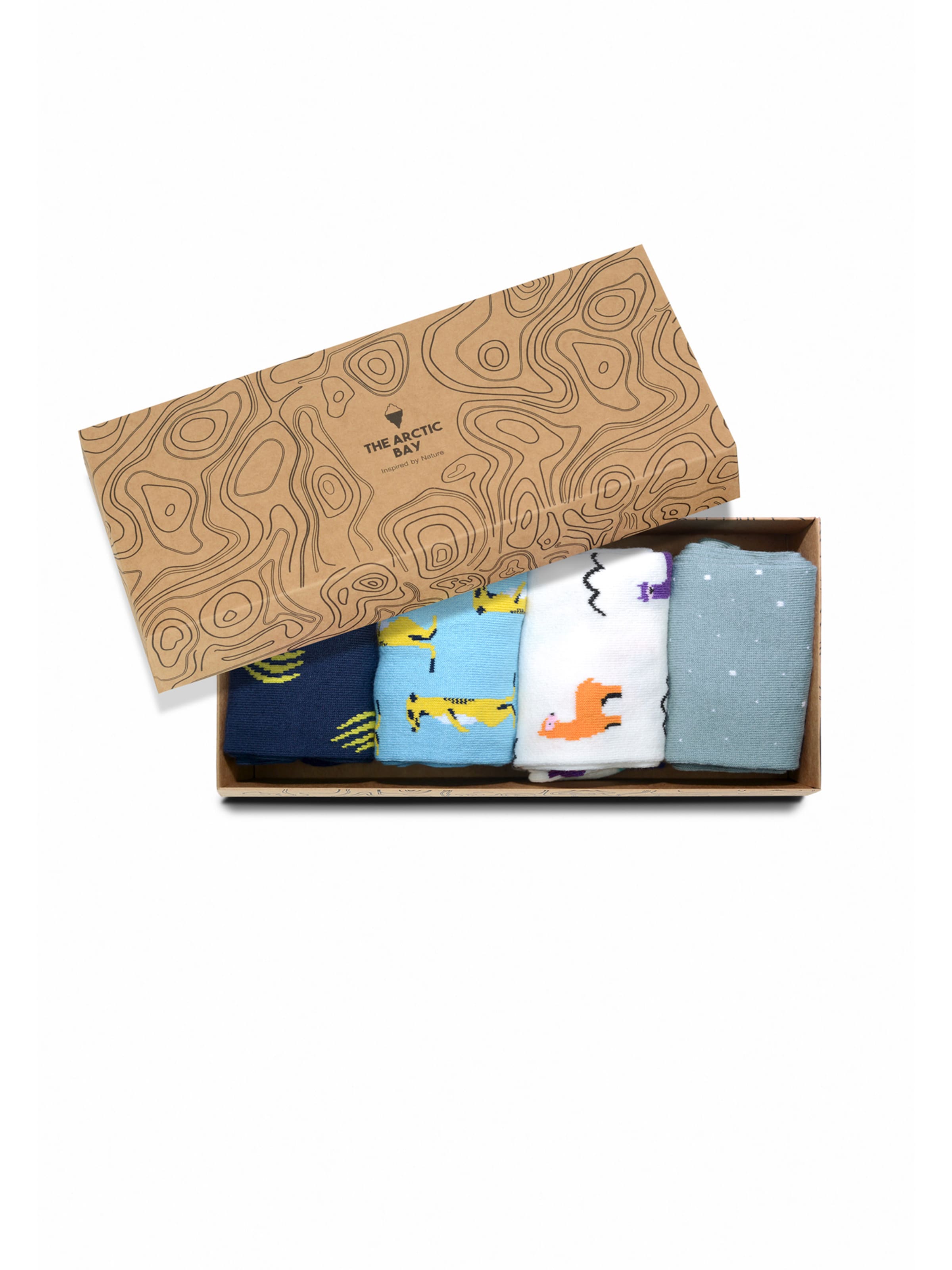 The Arctic Bay - Calcetines 'ORUN EDITION Gift box 4 Pack Unisex' en Mezcla de colores