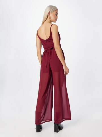 WAL G. Jumpsuit 'RAIN' i röd