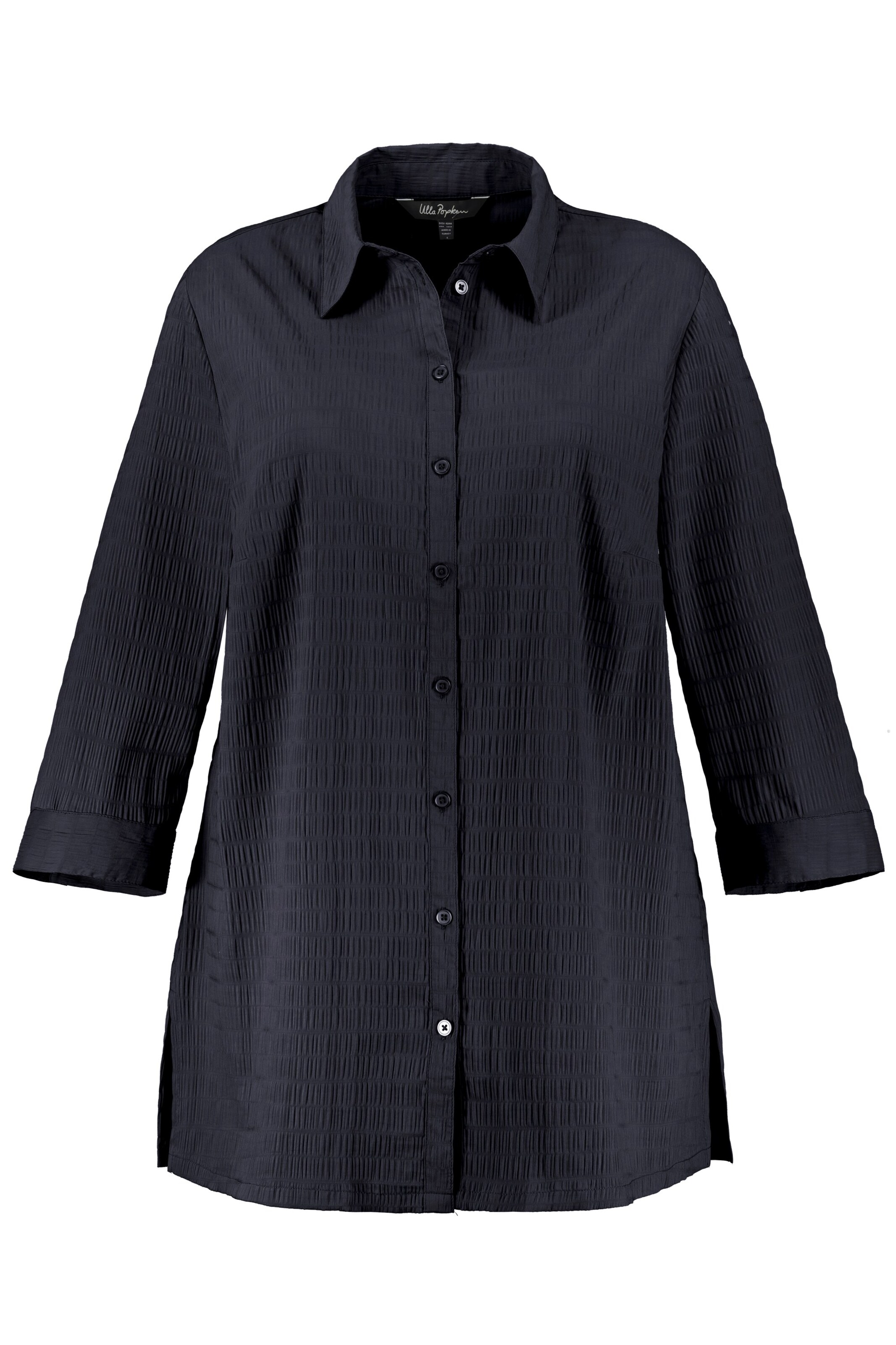 Ulla Popken Bluse in Schwarz: Vorderseite