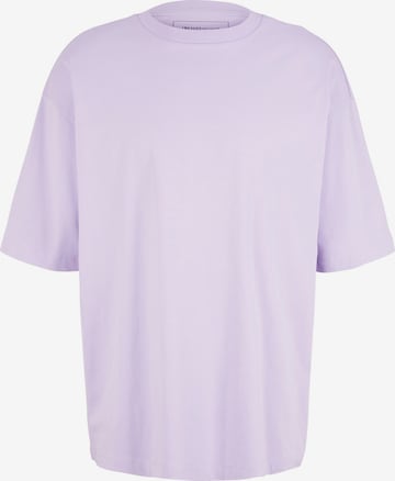 T-Shirt TOM TAILOR DENIM en violet : devant