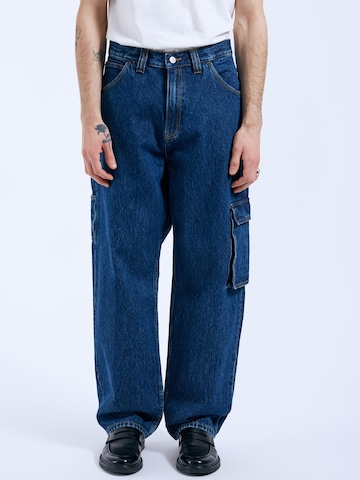 Dr. Denim Loosefit Jeans 'Colt Worker Cargo' in Blauw