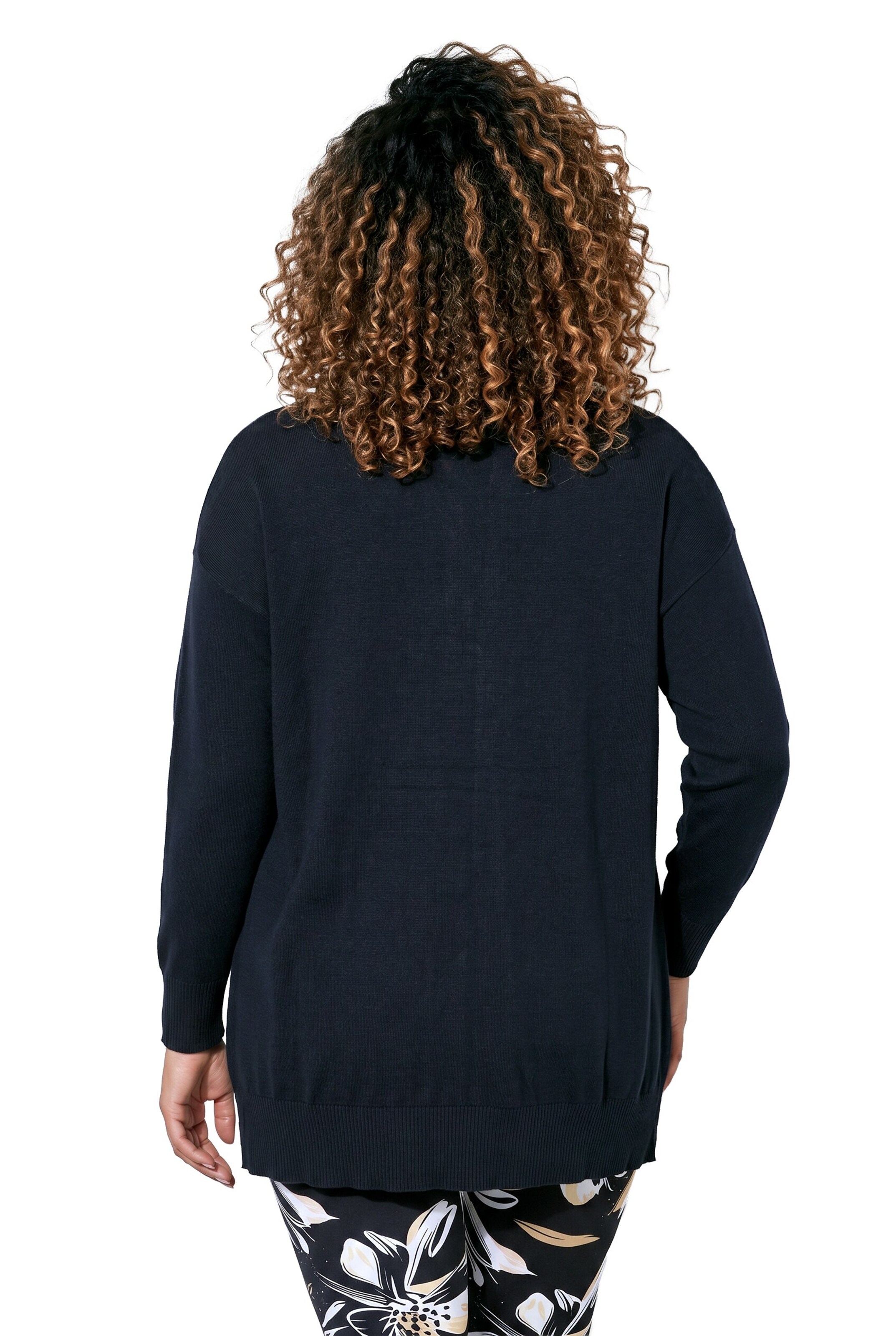 MIAMODA Knit cardigan in Black
