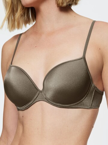 TRIUMPH Push-up Bikini Top ' Midnight Swim ' in Bronze