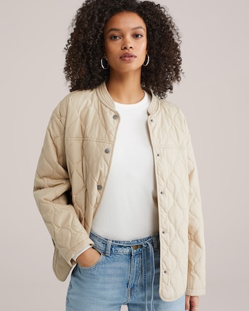 WE Fashion Overgangsjakke i beige: forside