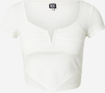 T-shirt BDG Urban Outfitters en blanc : devant