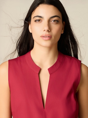 oltre - Vestido en rojo