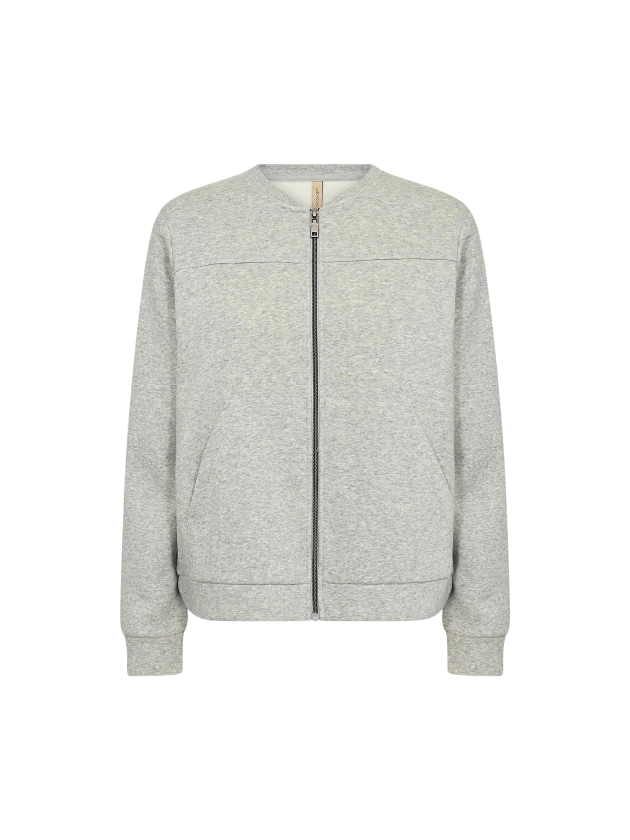 Soyaconcept Sweatjakke i grå: forside