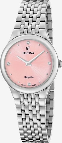 Montre à affichage analogique FESTINA en rose : devant