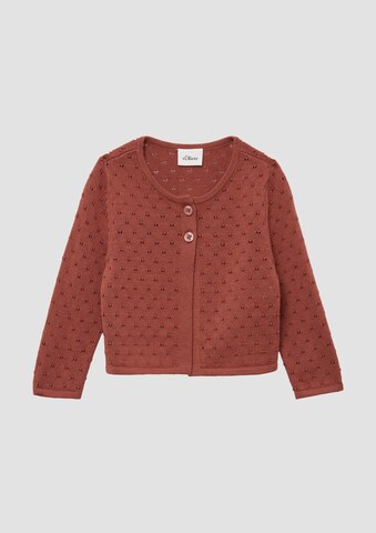 Cardigan s.Oliver en rouge : devant