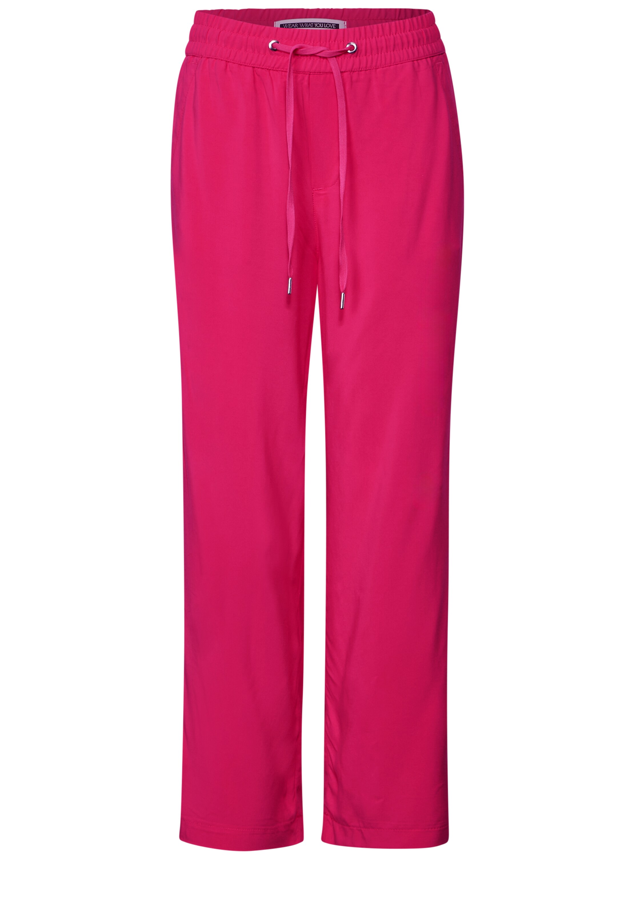 STREET ONE Loose fit Pants in Pink: front