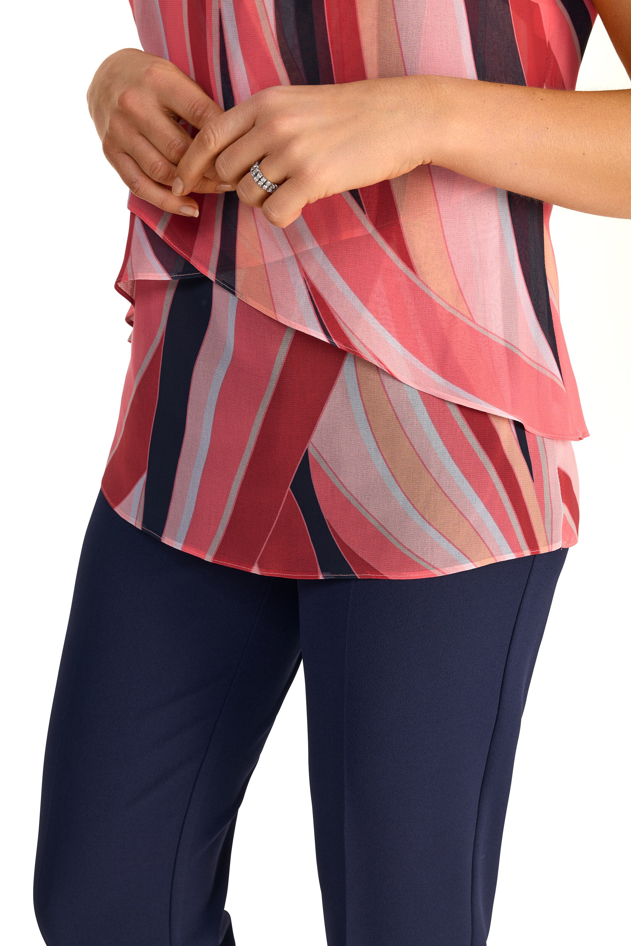 HERMANN LANGE Collection Blouse in Pink