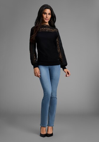 Bruno Banani LM Pullover in Schwarz