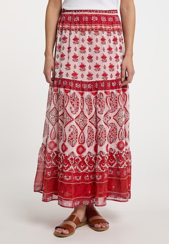 usha FESTIVAL Skirt in Red: front