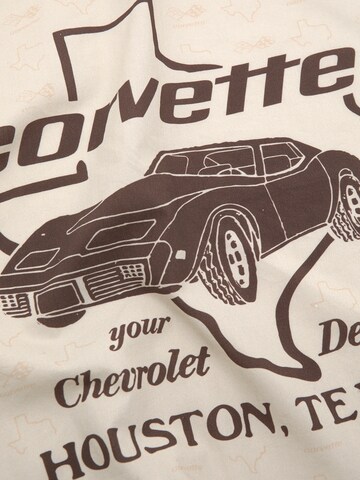 Pull&Bear Šátek 'CHEVROLET CAR' – bílá