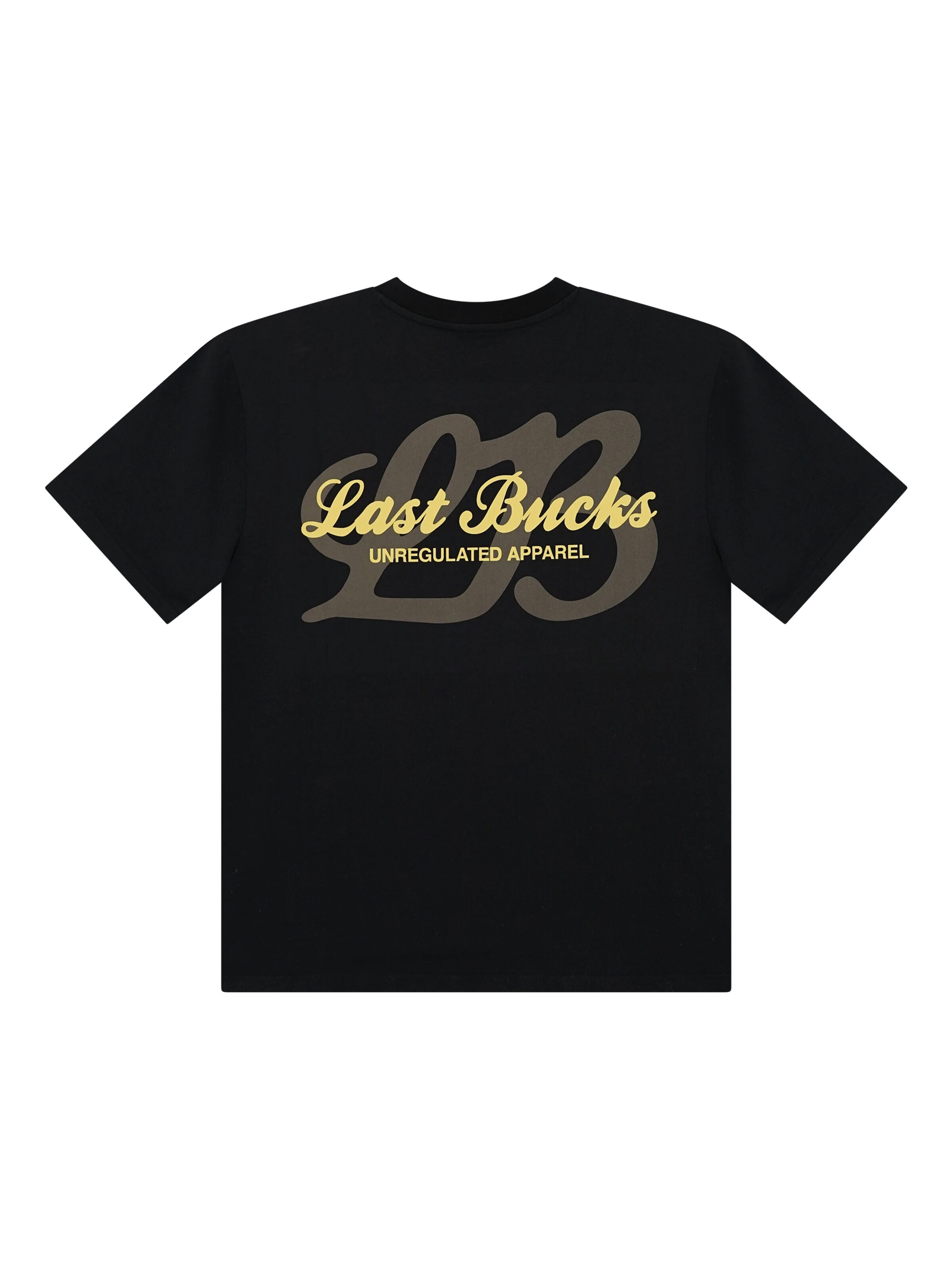 Last Bucks Shirt 'Last Bucks | The Script Tee' in Black