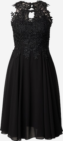 APART - Vestido de noche en negro: frente