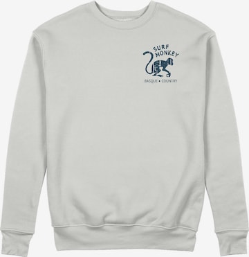 Sweat-shirt Surf Monkey en vert : devant