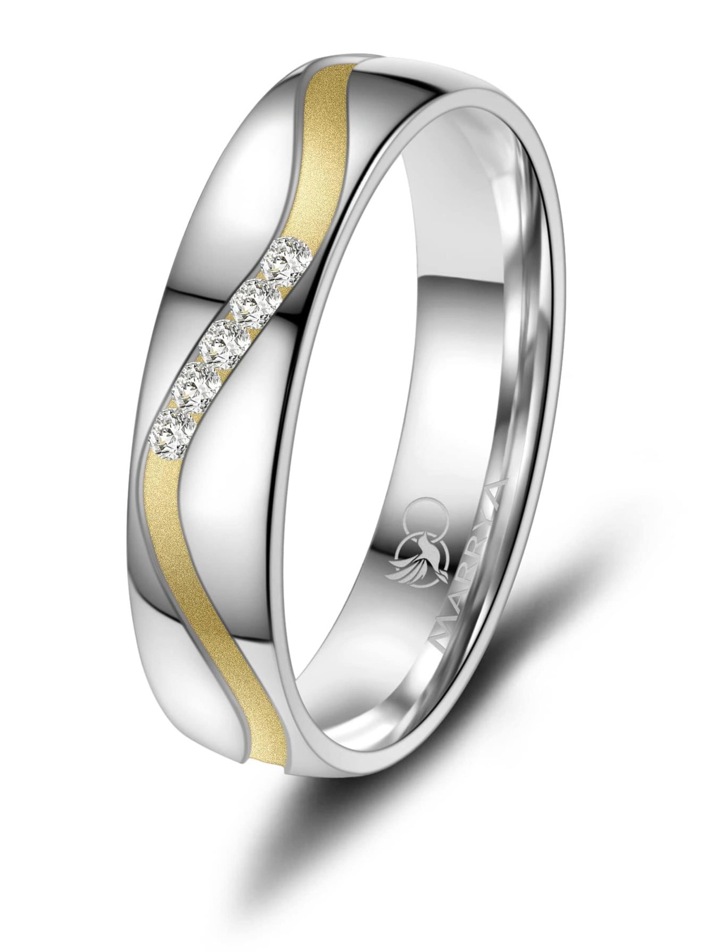 MARRYA - Anillo 'MARRYA SI-27 Ehering aus Silber' en plata: frente