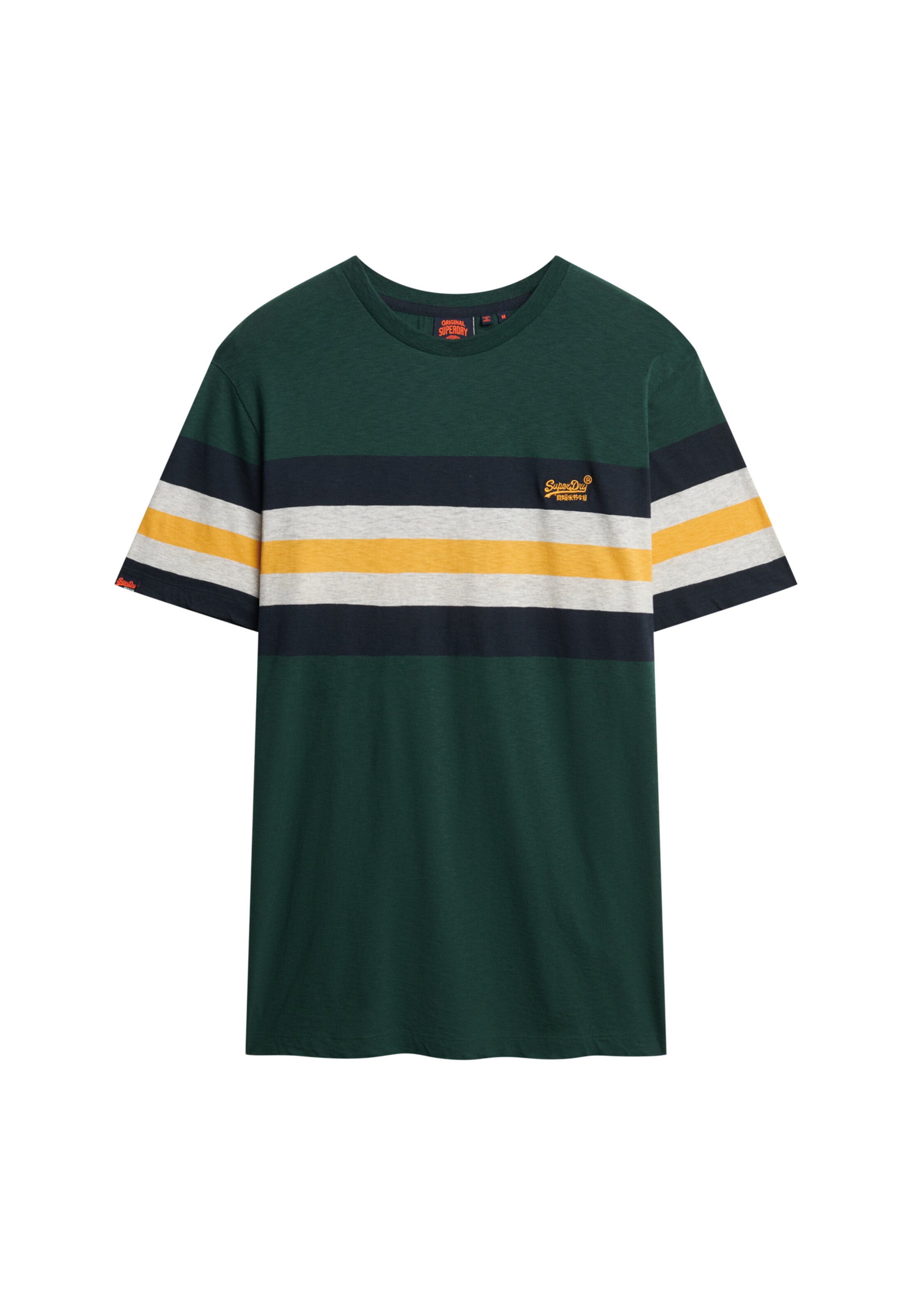 T-Shirt 'Essentials' Superdry en vert : devant