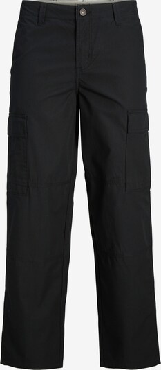 JACK & JONES Pantalon cargo en noir, Vue avec produit