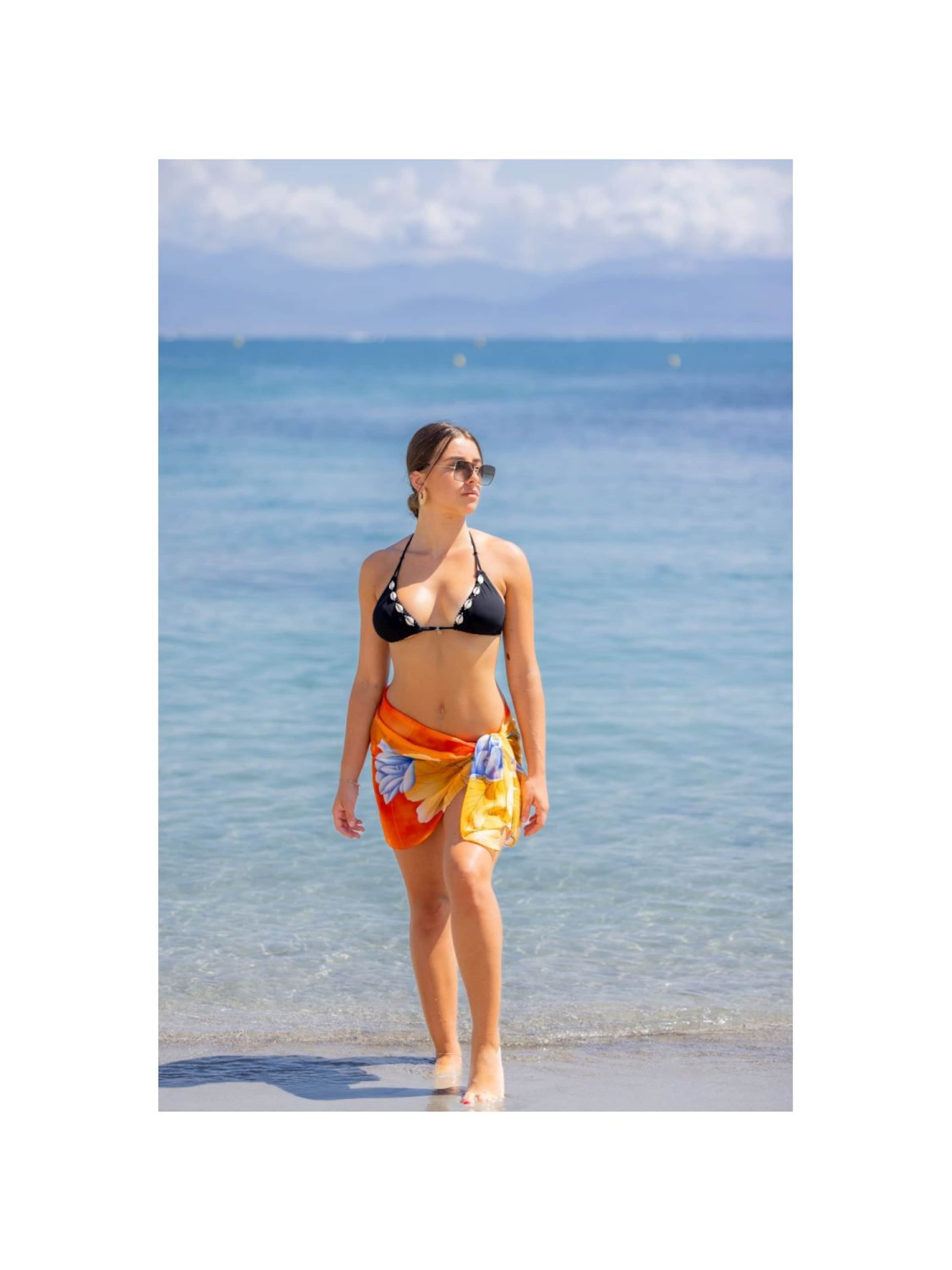 Gonna di alberto cabale in arancione