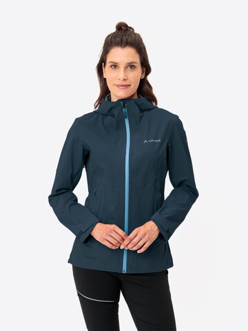 VAUDE Sportjas 'W Croz 3L J III' in Blauw: voorkant