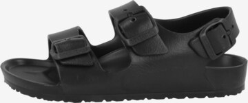 BIRKENSTOCK Odprti čevlji 'Milano' | črna barva