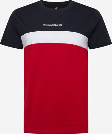 T-Shirt HOLLISTER en rouge : devant