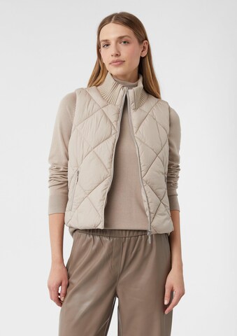 Gilet COMMA en beige : devant