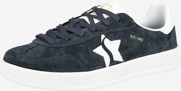SKECHERS Ниски маратонки 'ACADEMY-COURT CHARM' в синьо: отпред