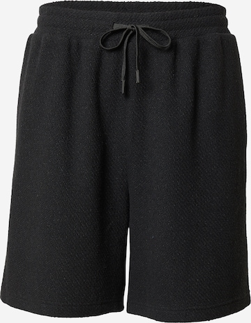 DAN FOX APPAREL Regular Pants 'Moritz' in Black: front