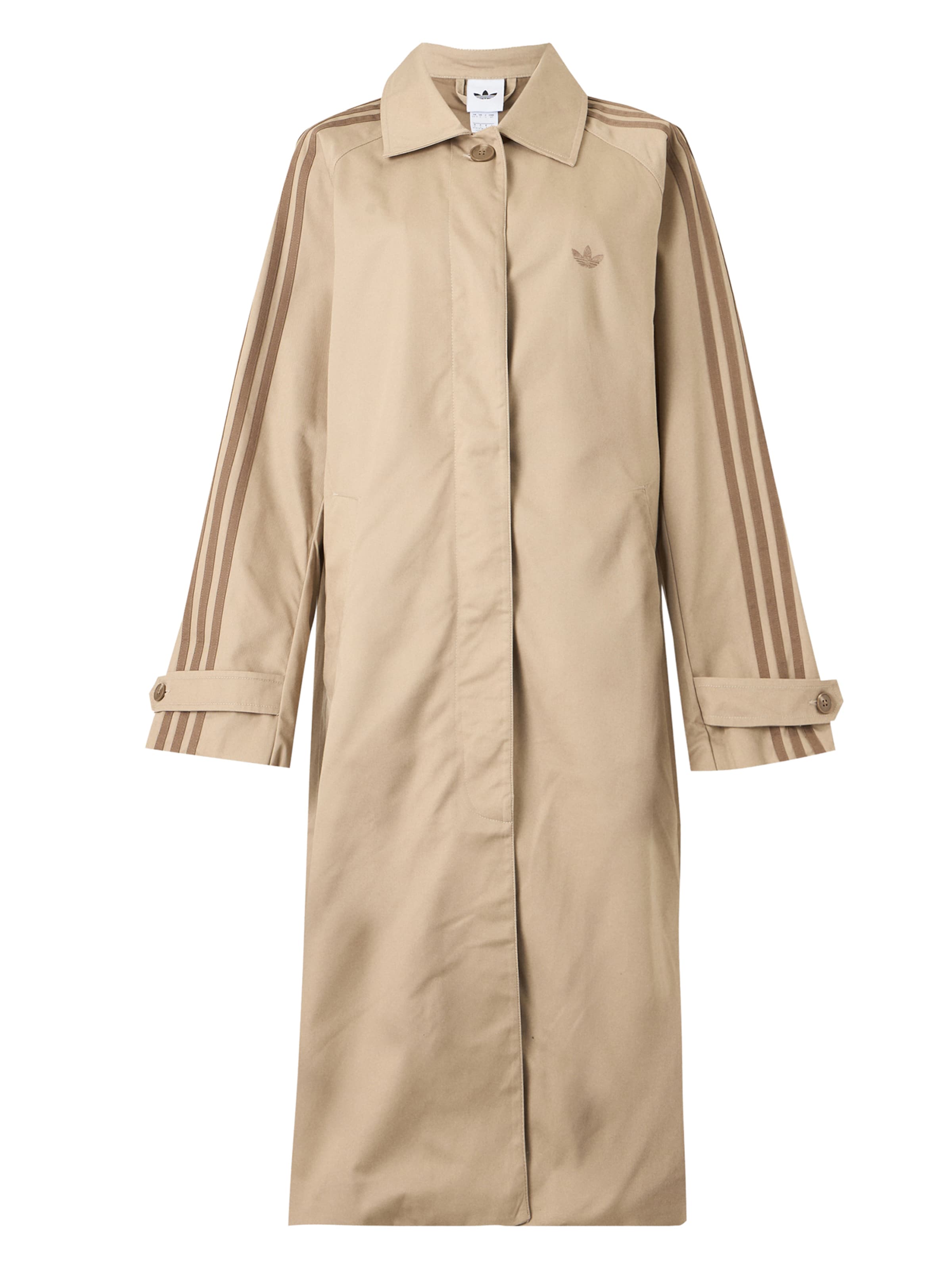 ADIDAS ORIGINALS Płaszcz przejściowy 'MAC' w rozmiarze XS w kolorze brązowy / khakim, Podgląd produktu