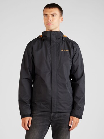 VAUDE Outdoor jacket in Black: front