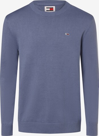 Tommy Jeans Sweater 'Essential' in Blue: front