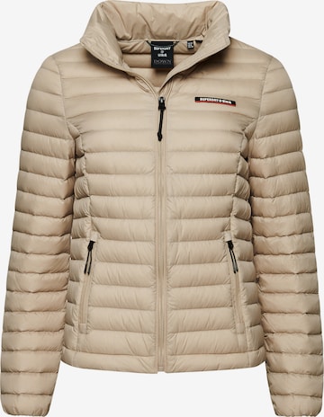 Superdry Tussenjas in Beige: voorkant