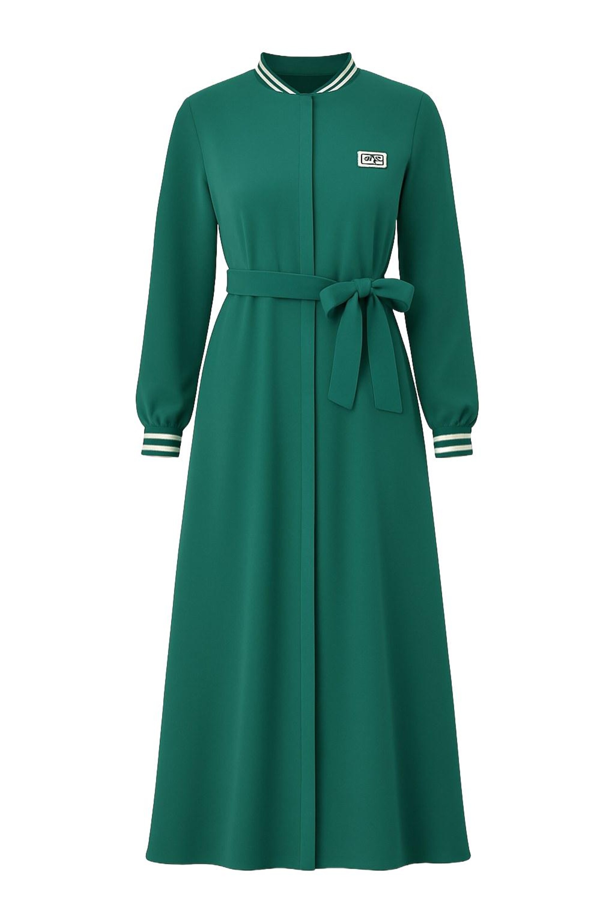 MODAMIHRAM Kleid in Grün: Vorderseite