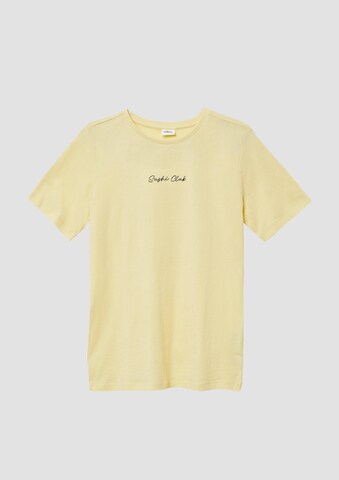 s.Oliver T-Shirt in Gelb