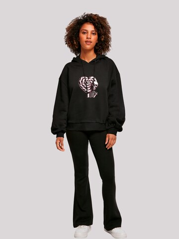 F4NT4STIC Sweatshirt 'Süße Süßigkeiten Herzform Liebe' in Schwarz