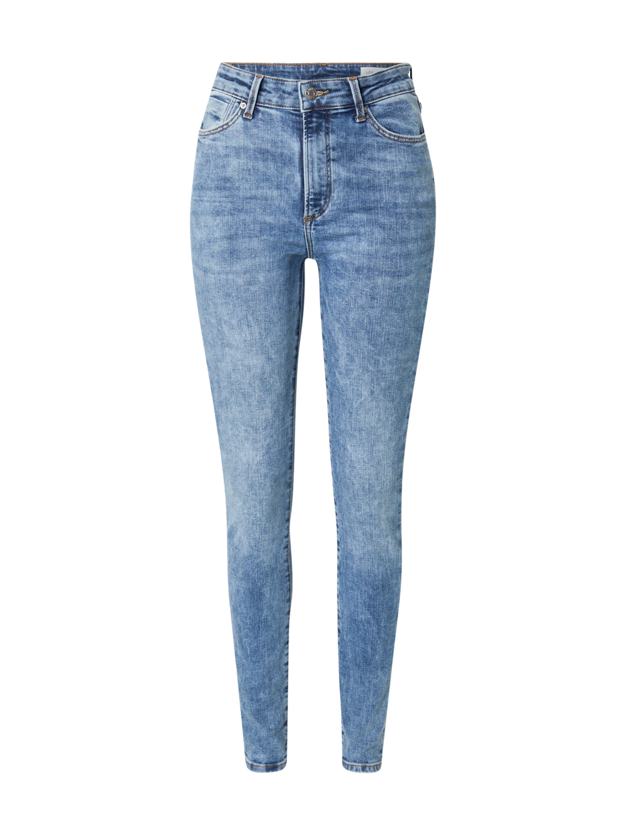 Skinny Jean s.Oliver en bleu : devant